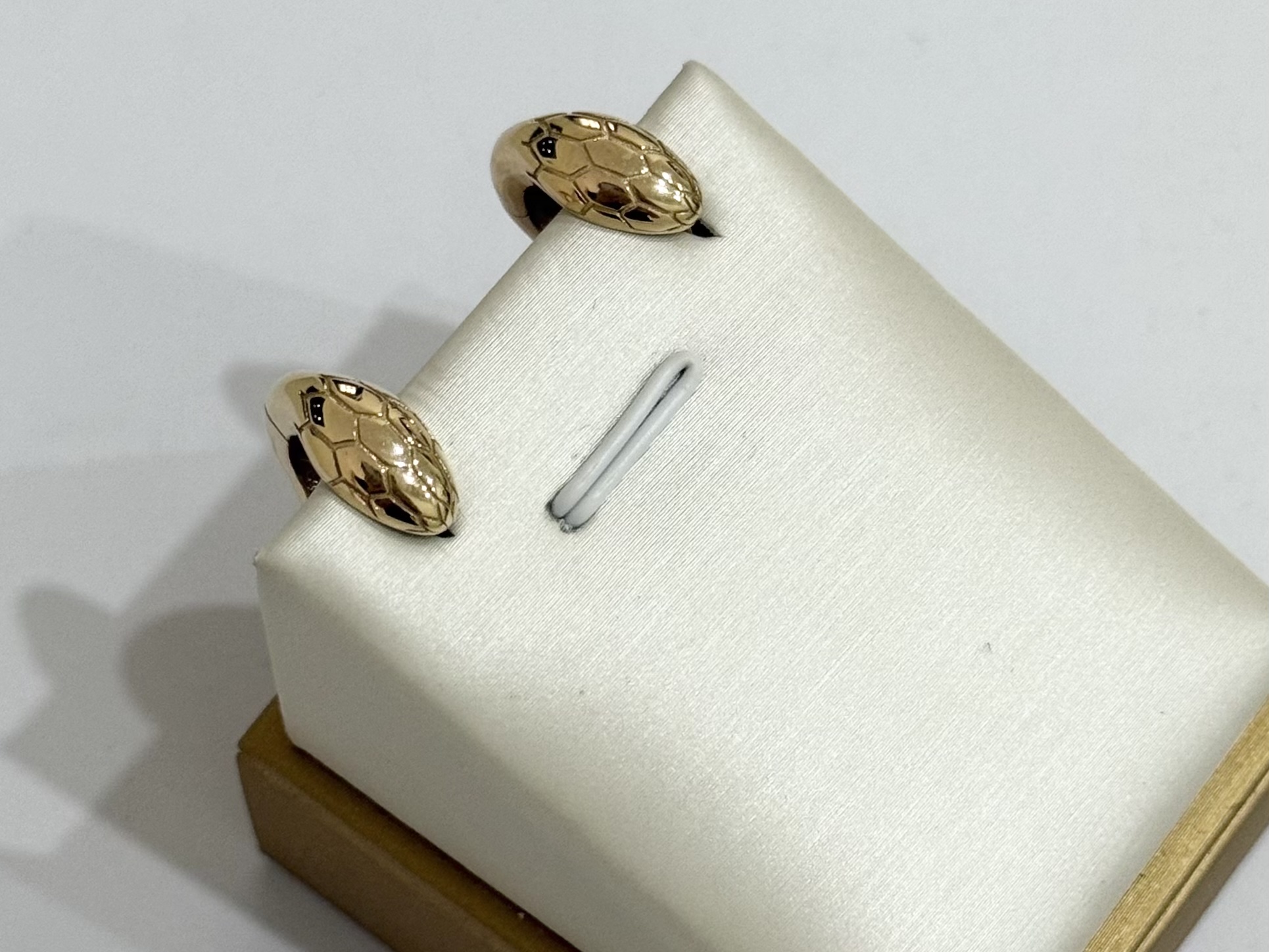 Snake Earrings Gold  18k earring